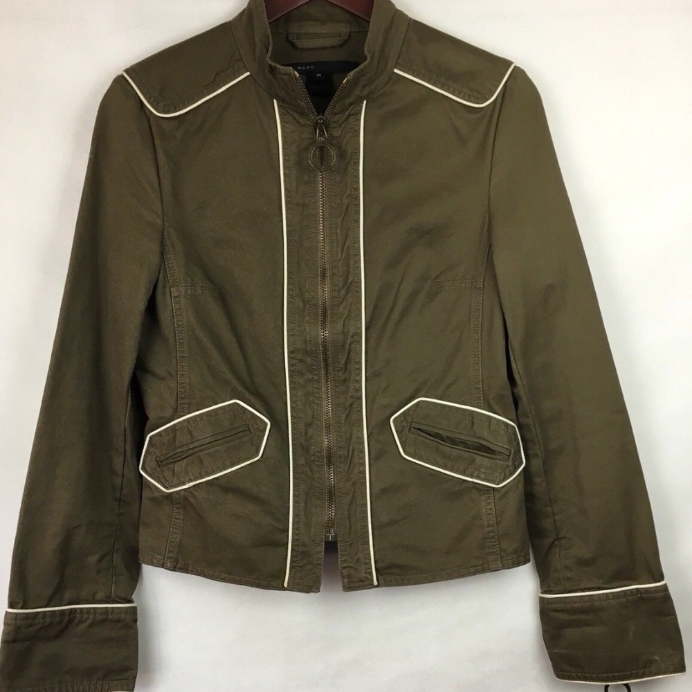 Marc by Marc Jacobs zip up jacket camo green M